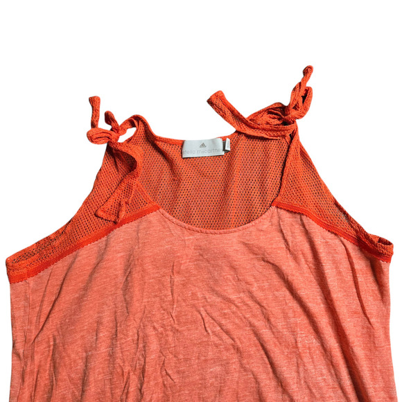 Adidas by Stella McCartney Mesh Orange Tank Size: M - Picture 3 of 5